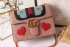 Gucci GG Marmont Medium Heart Shoulder Bag beige